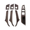 BMW F10/F18 5 Series 7pcs Car Inside Doors Handle Pull Trim Cover - 1
