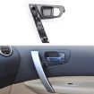 Nissan Qashqai Left-Drive Door Handle Base Bracket - Carbon Fiber - 1