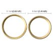 Gold Zinc Alloy Steering Wheel Decoration Ring Sticker Set for BMW 3 Series - 2