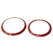 Gold Zinc Alloy Steering Wheel Decoration Ring Sticker Set for BMW 3 Series - 3