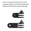 TELESIN Short Adapter Arm for GoPro Hero12/11/10/9/8/7/6/5 - 3
