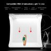 PULUZ 20cm LED Panels Portable Light Studio Tent Box Kit with Backdrops - 8