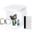 PULUZ 20cm Folding Portable Light Photo Studio Tent Box Kit with 2 Backdrops - 1