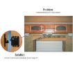 8pcs RV Side-Mounted Door Lock Grab Cabinet Latch Set - 5