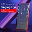 RK-C21 Bluetooth Live Broadcast Audio Headset Microphone - Red - 9