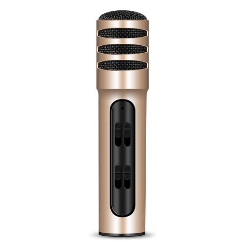 BGN-C7 Condenser Microphone Dual Mobile Phone Karaoke Live Singing Microphone - 1