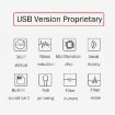 BK Desktop Gooseneck USB Microphone - PC/Mac Compatible - 4