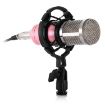 BM-800 Studio Condenser Microphone with Shock Mount - Pink - 2