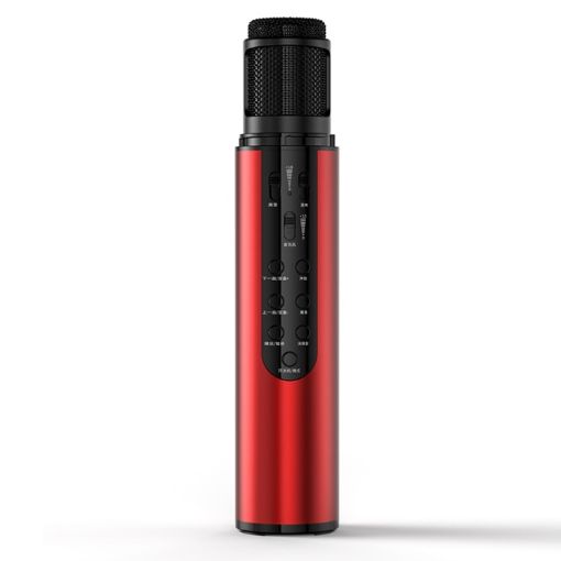 K1 Bluetooth 4.2 Karaoke Microphone - Red - 1