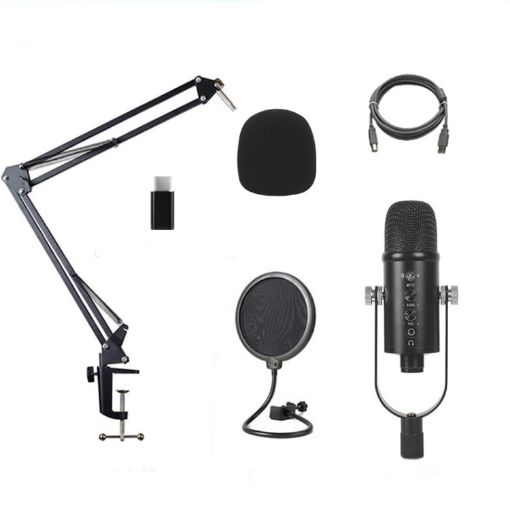 BM-86 USB Condenser Microphone Voice Recording Computer Microphone - 1
