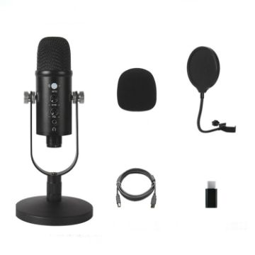 BM-86 USB Condenser Microphone Voice Recording Computer Microphone - 1