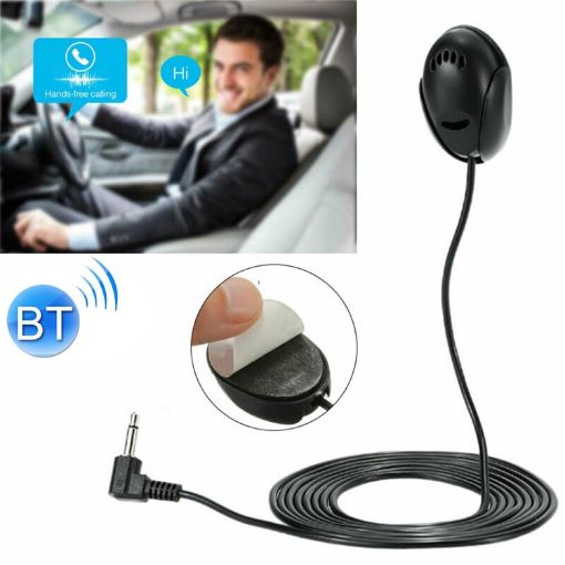 ZJ010MR Mono 2.5mm Angle Head Plug Car Navigation GPS Speaker Paste Bluetooth Microphone - 1