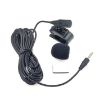 Stick-on Clip-on Lavalier 2.5mm Jack Mono Microphone for Car GPS/Bluetooth - 3