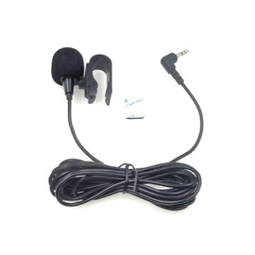 Stick-on Clip-on Lavalier Stereo Microphone for Car GPS/Bluetooth Audio DVD - 1