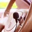 Stick-on Clip-on Lavalier Mono Microphone for Car GPS/Bluetooth Audio DVD - 6