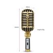 Vintage Style Stage Dynamic Microphone GAM-01 B - 3