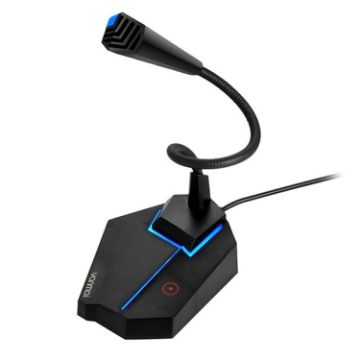 Yanmai G25 USB High Sensitive Microphone RGB Gaming Gooseneck Table Mic - 1