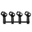 Four-Headed Microphone Clip Aluminum Pole - Microphone Accessories - 1