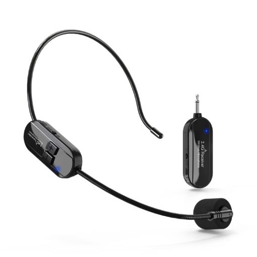 Wireless Head-Mounted Condenser Microphone - Anti-Howling Loudspeaker - 1