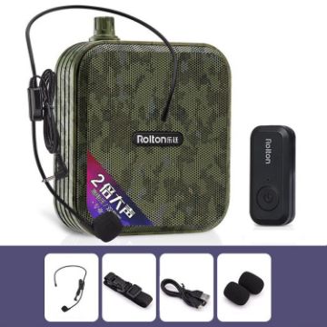 Rolton K600 Bluetooth Wireless Speaker Megaphone Green - 1