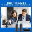 Wireless Lavalier Microphone for Type-C/USB-C Device with Charging Case - 2