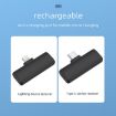 S13 Dual Microphone USB-C Wireless Lavalier with Charging Case - 7