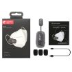 Yanmai K2 Portable Mini Wireless Bluetooth Lapel Microphone - Gray - 1