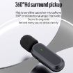 K61 Wireless Lavalier Microphone with Charging Box - Type-C Interface - 3