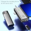 S17 Wireless 3 In 1 Lavalier MIC For Phone SLR Camera - Full Black - 4