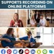 One by Two 3 in 1 Lavalier Wireless Microphone for iPhone/Android - 5