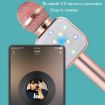WS-1818 LED Light Flashing Microphone Bluetooth Wireless (Red) - 6