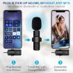 Wireless Lavalier Microphones for iPhone/Android - 2 in 1 - 8