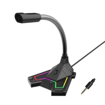 RGB Microphone Home Game Live Voice Video Microphone - 1