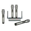 XTUGA U-F4600 4-Channel UHF Wireless Microphone System with 4 Handheld Mic - 1