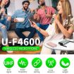 XTUGA U-F4600 4-Channel UHF Wireless Microphone System with 4 Handheld Mic - 4