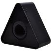 Interview Microphone Logo Flag Station - Triangular Black - 1