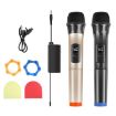 PULUZ 1 To 2 UHF Wireless Dynamic Microphones with LED Display - 8