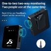 Square Smart Noise Reduction Lavalier Wireless Microphone - 8 Pin - 6