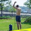 11L Outdoor Camping Hiking PVC Water Tank Shower Bag - 1