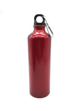 Aluminum Outdoor Sports Water Bottle 400ml (Red) - 1