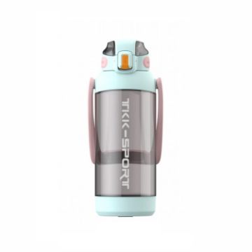 TKK Outdoor Fitness Large Capacity Portable Sports Water Cup, 1400ML Blue - 1