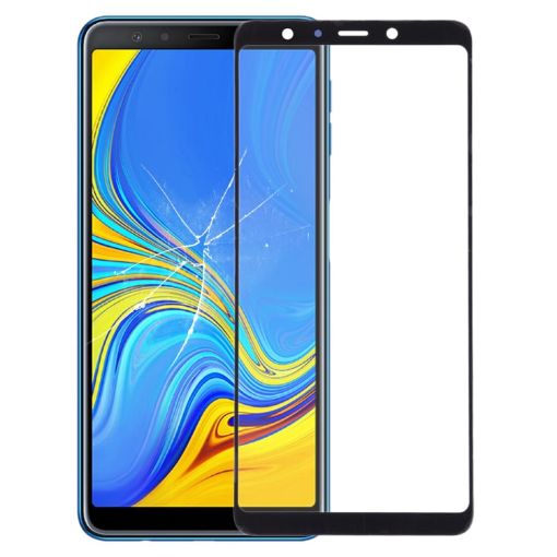 Samsung Galaxy A7 2018/A750 Front Screen Outer Glass Lens with OCA Adhesive - 1