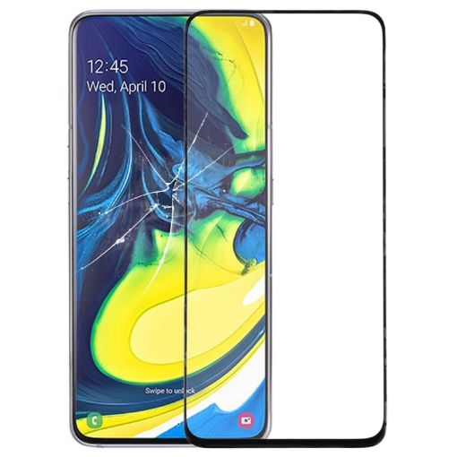 Samsung Galaxy A80/A90 Front Screen Outer Glass Lens with OCA Optically Clear Adhesive - 1