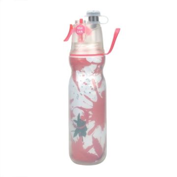 470ml Summer Outdoor Sports Training Spray Cooling Water Cup, Splash Ink - 1