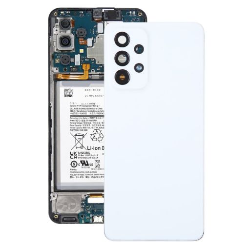 Samsung Galaxy A53 5G SM-A536B Battery Back Cover with Camera Lens Cover - White - 1