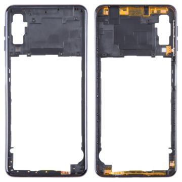 Samsung Galaxy A7 2018 SM-A750 Middle Frame Bezel Plate - Black - 1