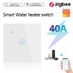 Tuya ZigBee 40A Smart Switch for Heater & AC Control (Black) - 5