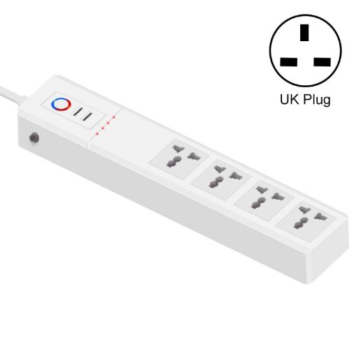 WiFi SM-SO306-M Smart Power Strip, 4 Holes + 2 USB, UK Plug - 1