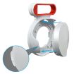 TP-LINK DECO M5 Router Wall Mount Bracket, US Plug (Red) - 4