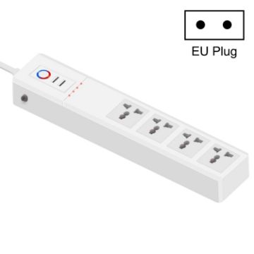 ZigBee Smart Power Strip: 4 Holes, 2 USB, EU Plug, 10A Model SM-SO306-M - 1
